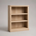 Eichenholz Bücherregal mit drei Ebenen, 120 cm hoch