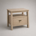 Nachttisch Eichenholz mit Schublade und Fach 50x40x55 cm