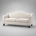 3-Sitzer Sofa Polyester Holzbeine Beige 200cm