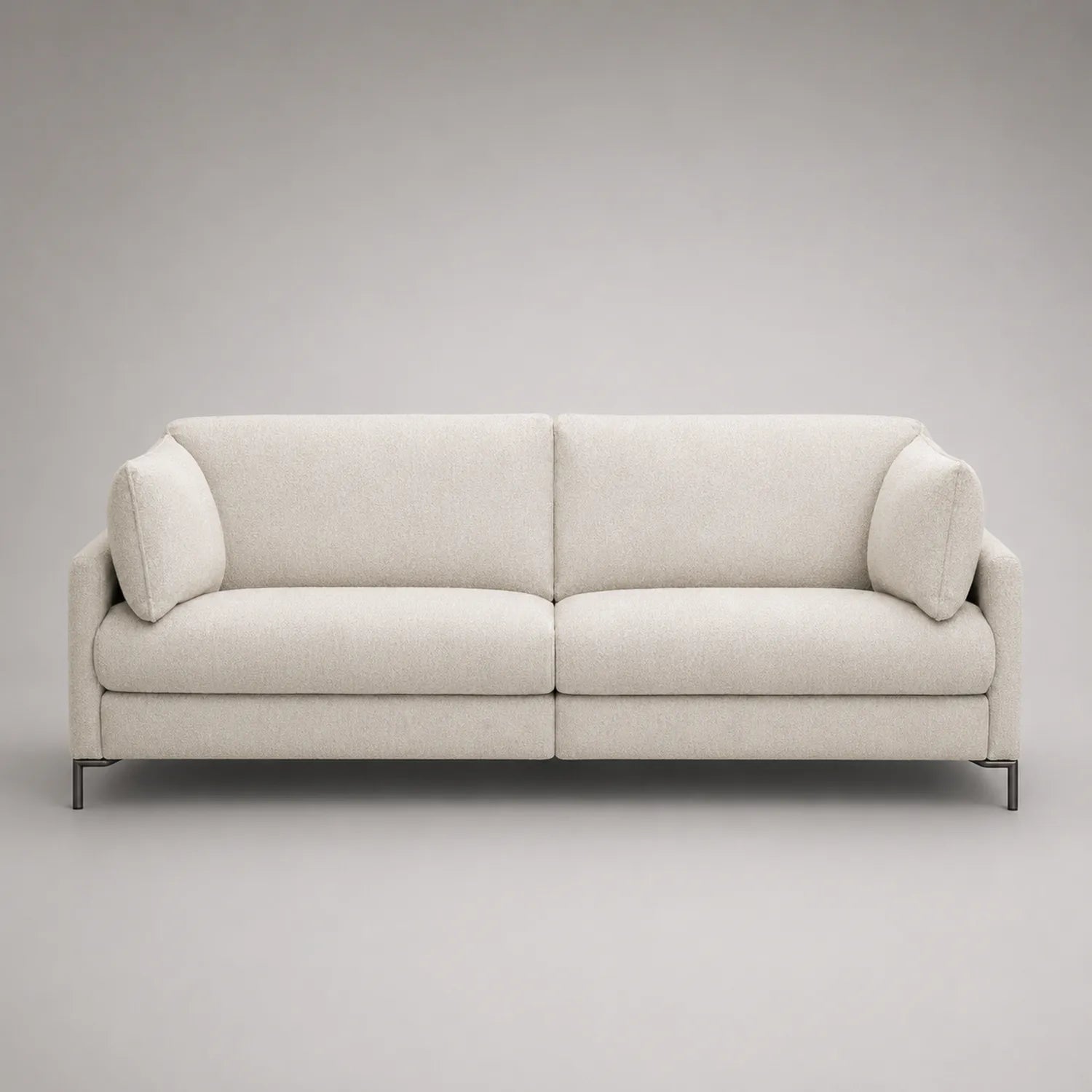 Sofa 3-Sitzer Stoff Creme